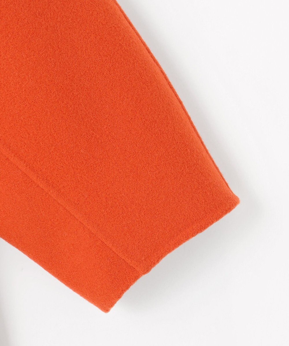 自由区 S 【SHIHOさん着用】ウールリバーノーカラー コート 