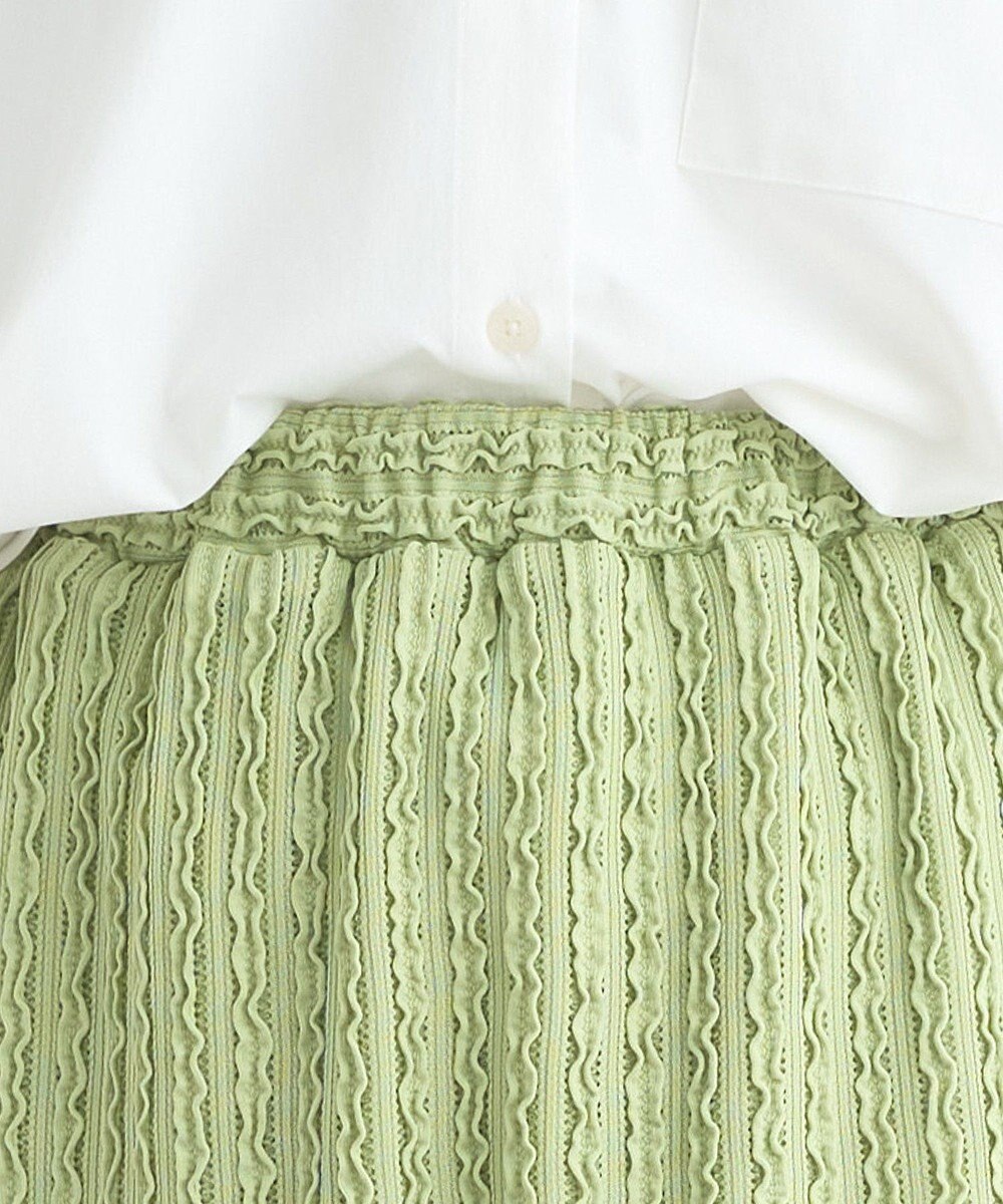 earth music&ecology ベルティカルフリルナロースカート 