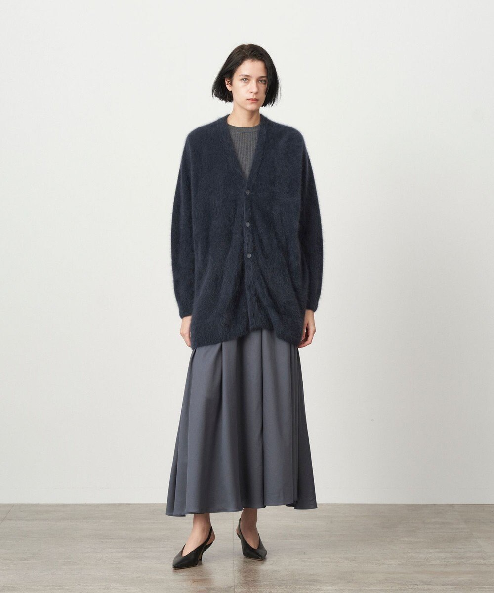 ATON ROYAL FUR CASHMERE | オーバーサイズカーディガン 
