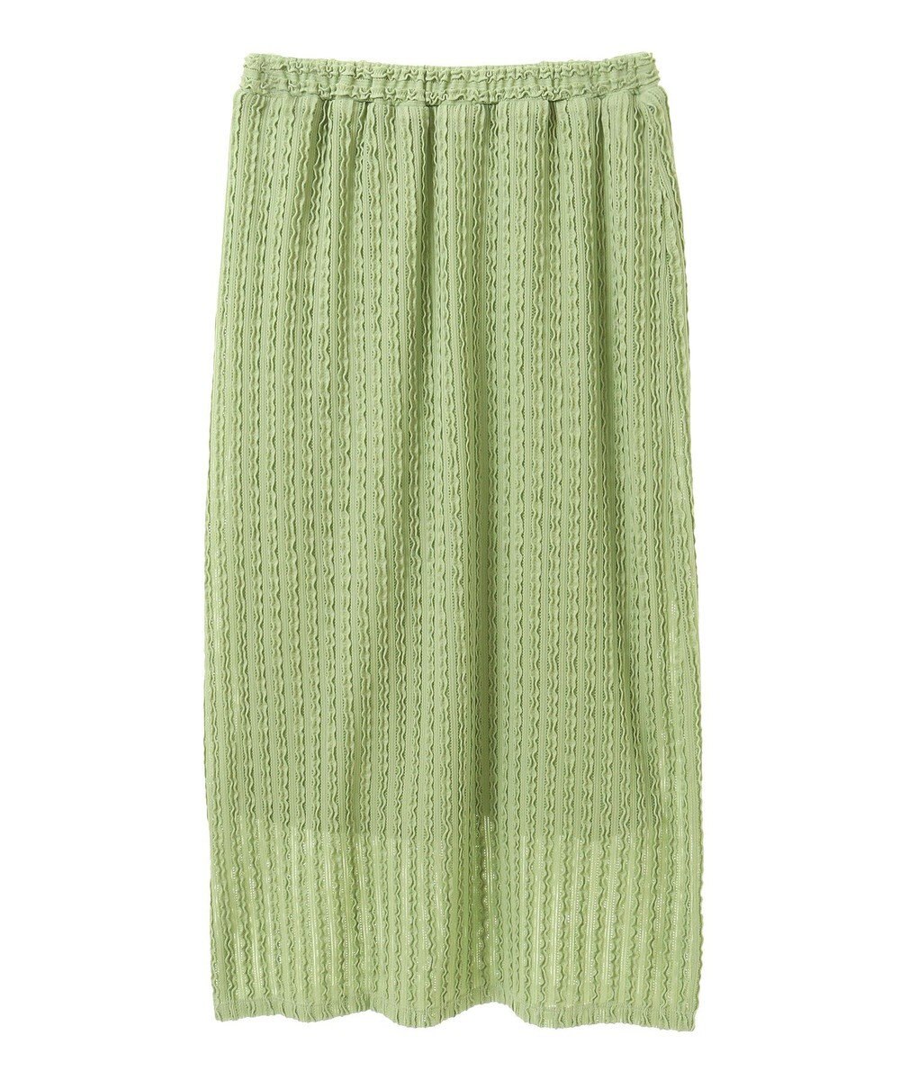 earth music&ecology ベルティカルフリルナロースカート 