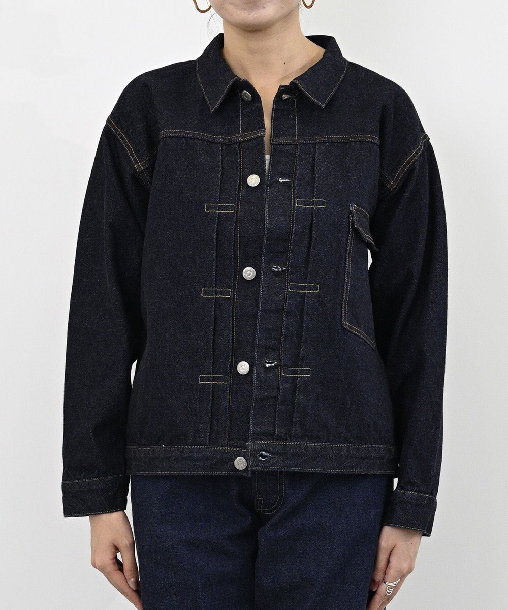 LENO BRENDA BIG TRUCKER JACKET《UNISEX》オーバーサイズデニムブルゾン 