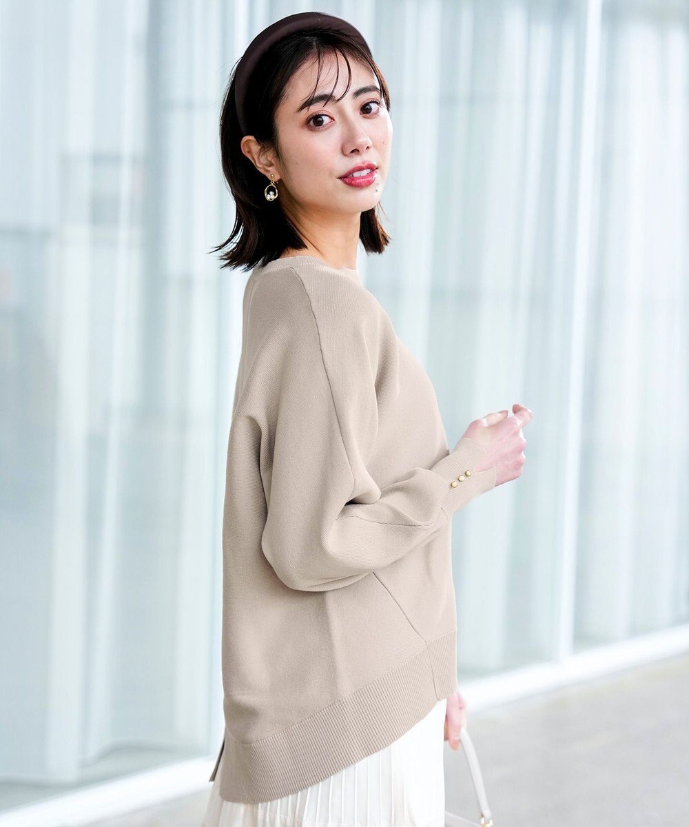 ANY SIS L 【花粉リリース】ドルマン ニット 