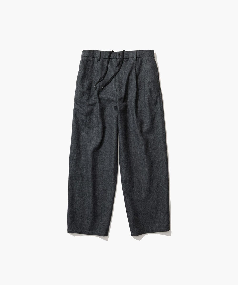ATON LINEN WOOL TWILL | ルーズフィットパンツ - UNISEX 