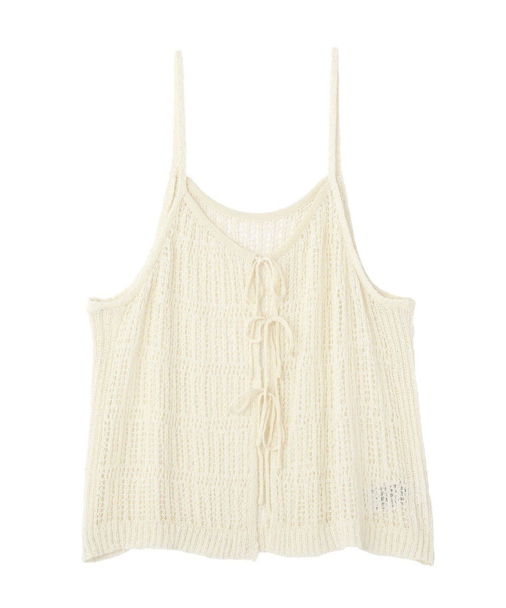 CRAFT STANDARD BOUTIQUE ノットヤーン透かしビスチェ 