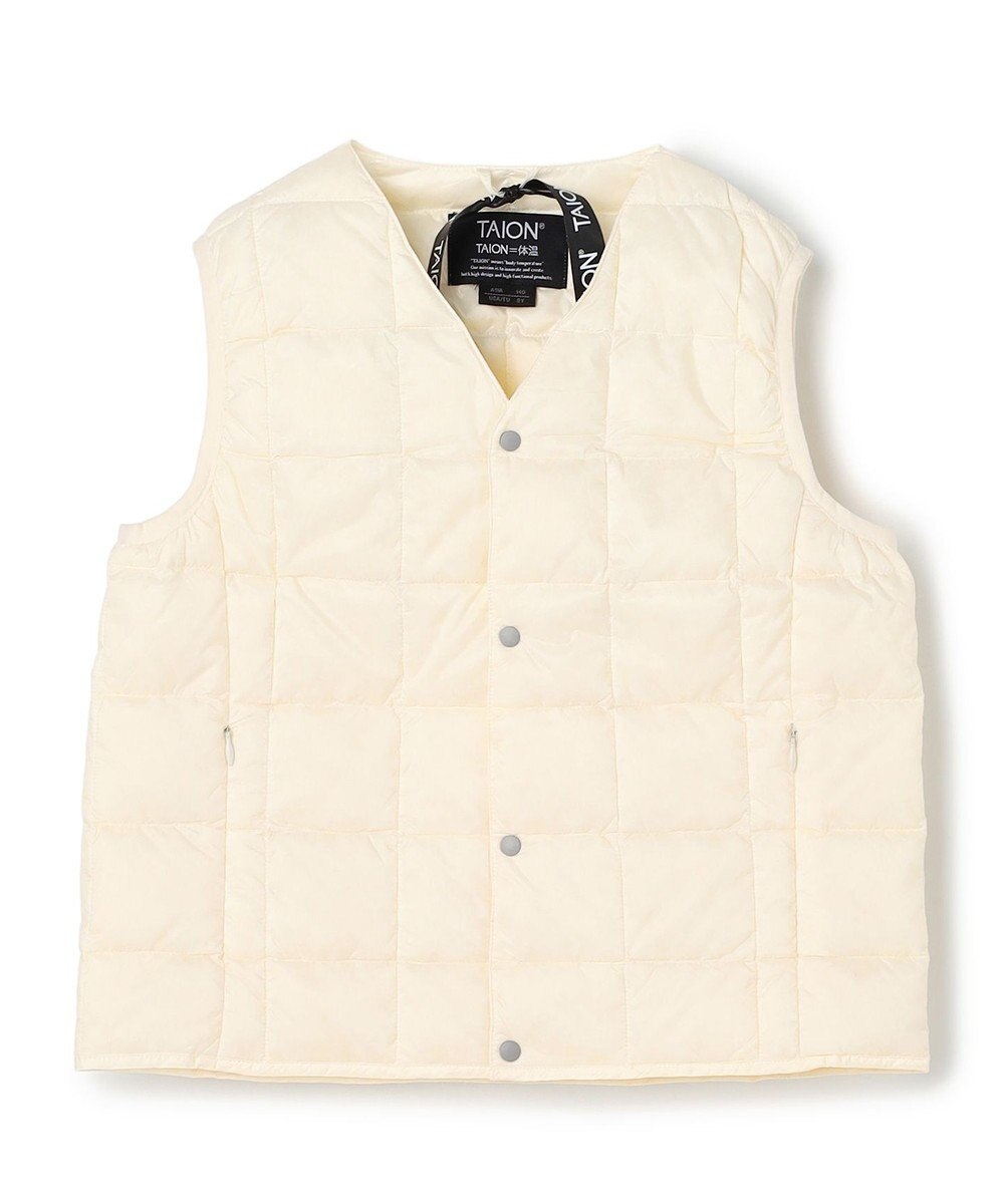 UNFILO 【120-150cm】TAION Vネック ダウンベスト(UNISEX) 