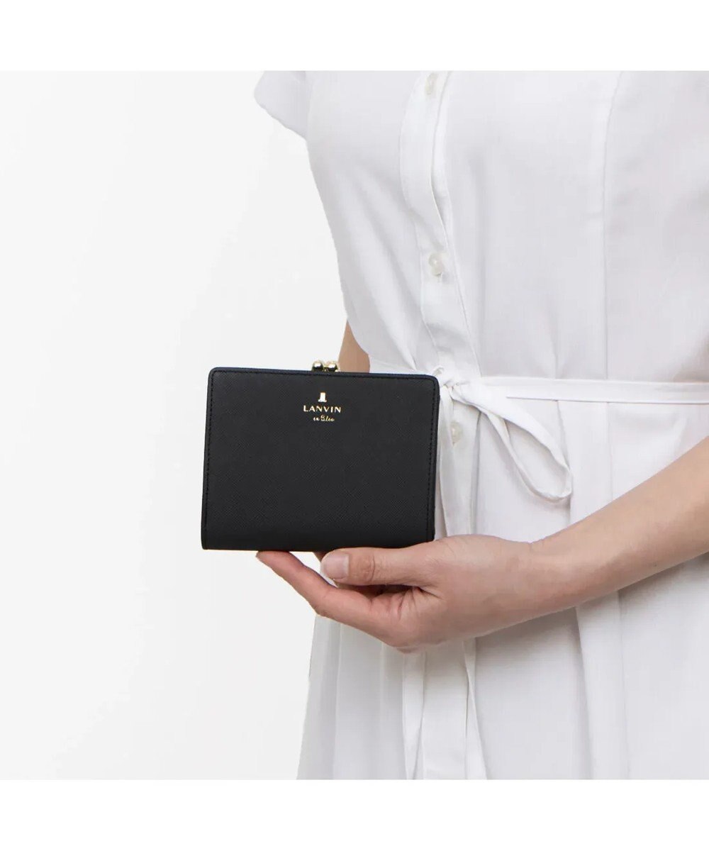 LANVIN en Bleu リュクサンブール 口金二つ折り財布 
