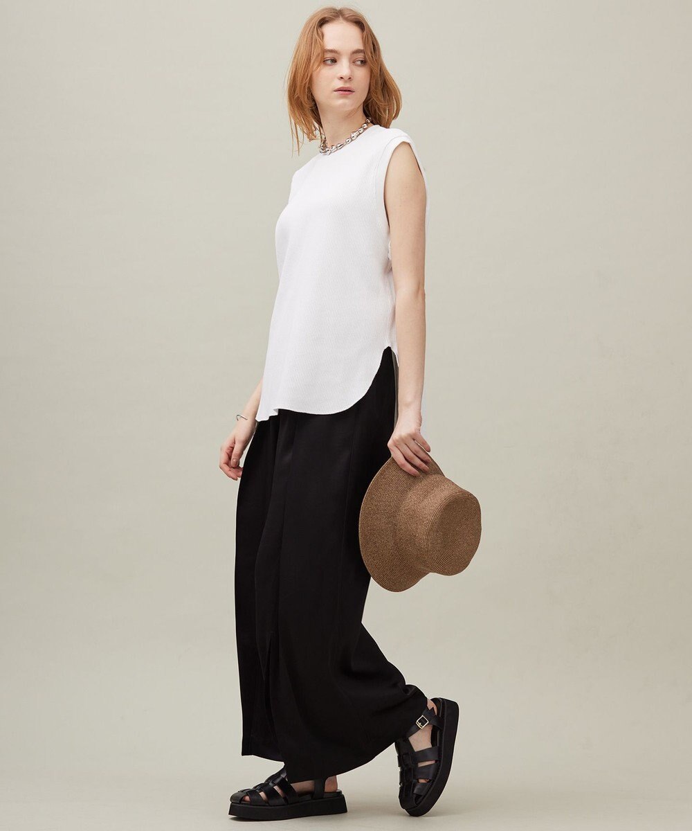 23区 【SACRA】トリアセサテン パンツ 