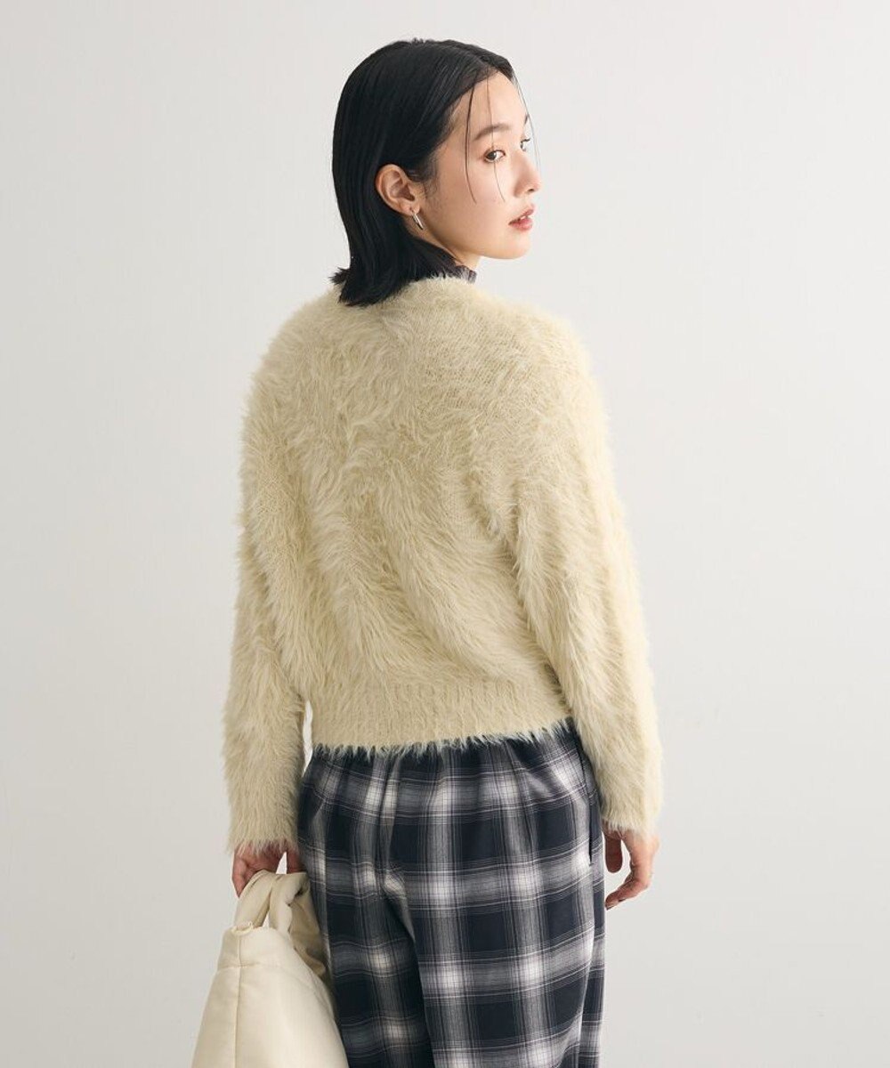 Green Parks ・Ｐｅｔｉｔ　Ｆｌｅｕｒ　シャギーニットカーディガン 