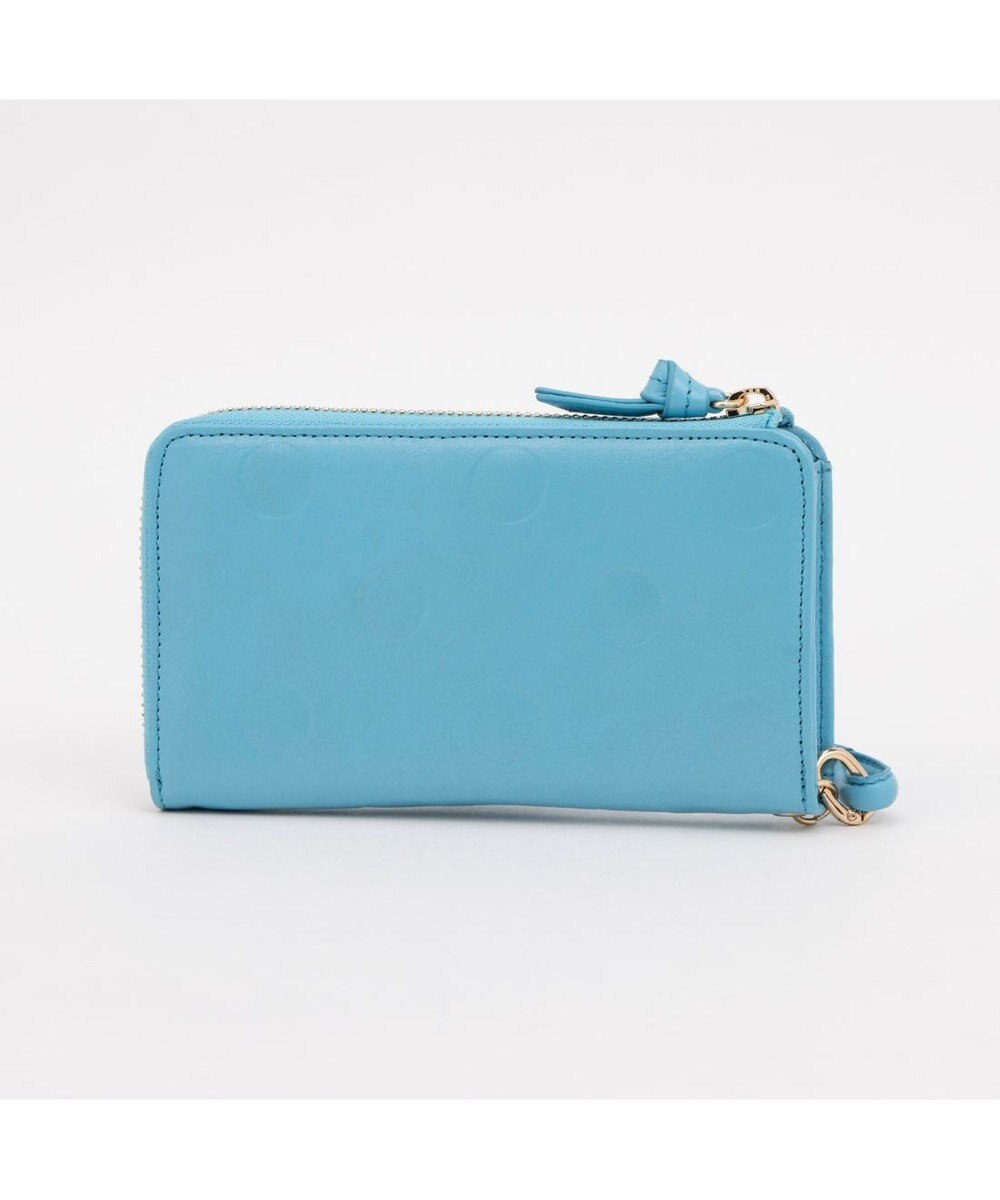 UNBILLION ペルケ perche / ドット型押しL字ロングストラップウォレット 