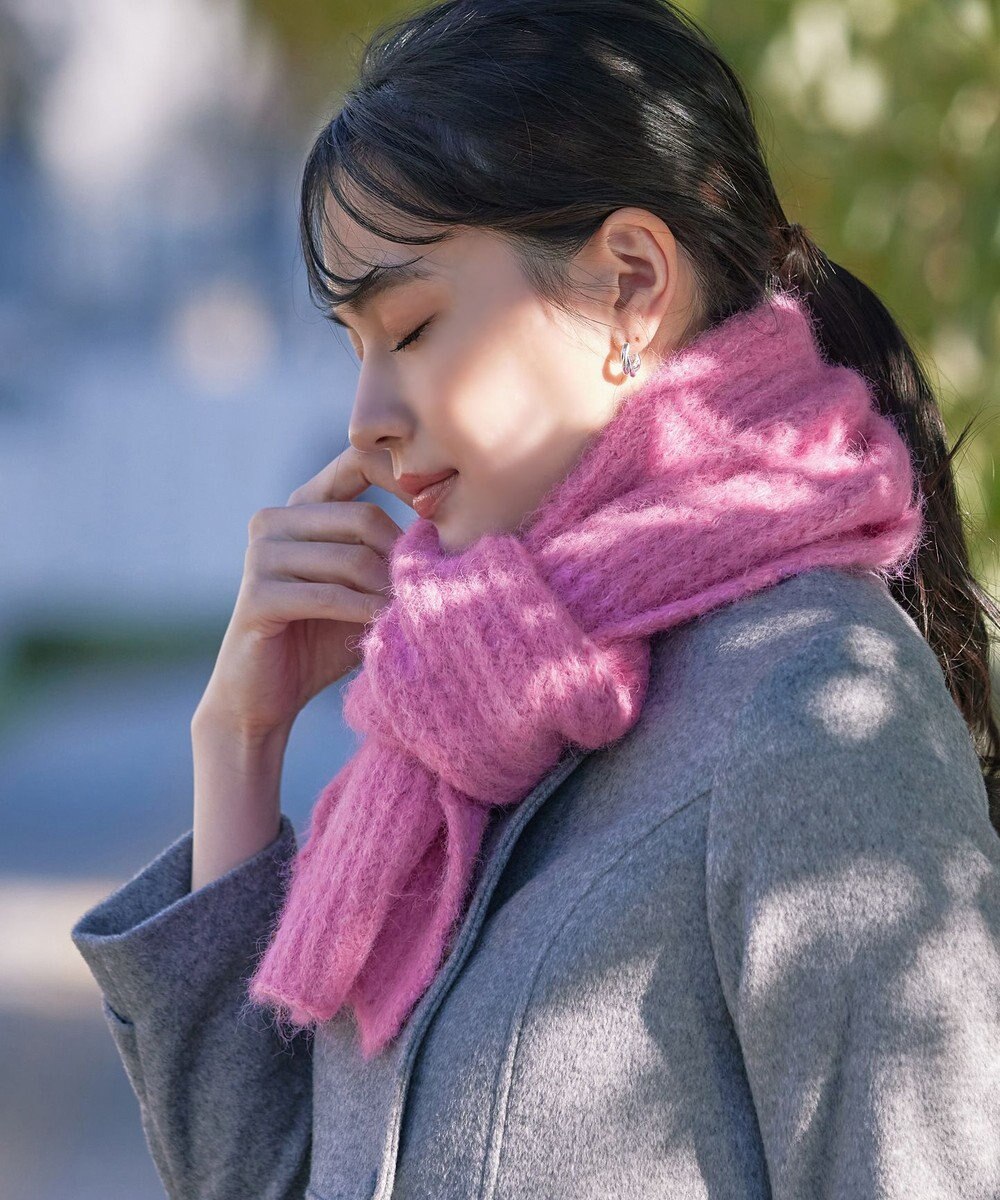 Tiaclasse リブ編みマフラー 