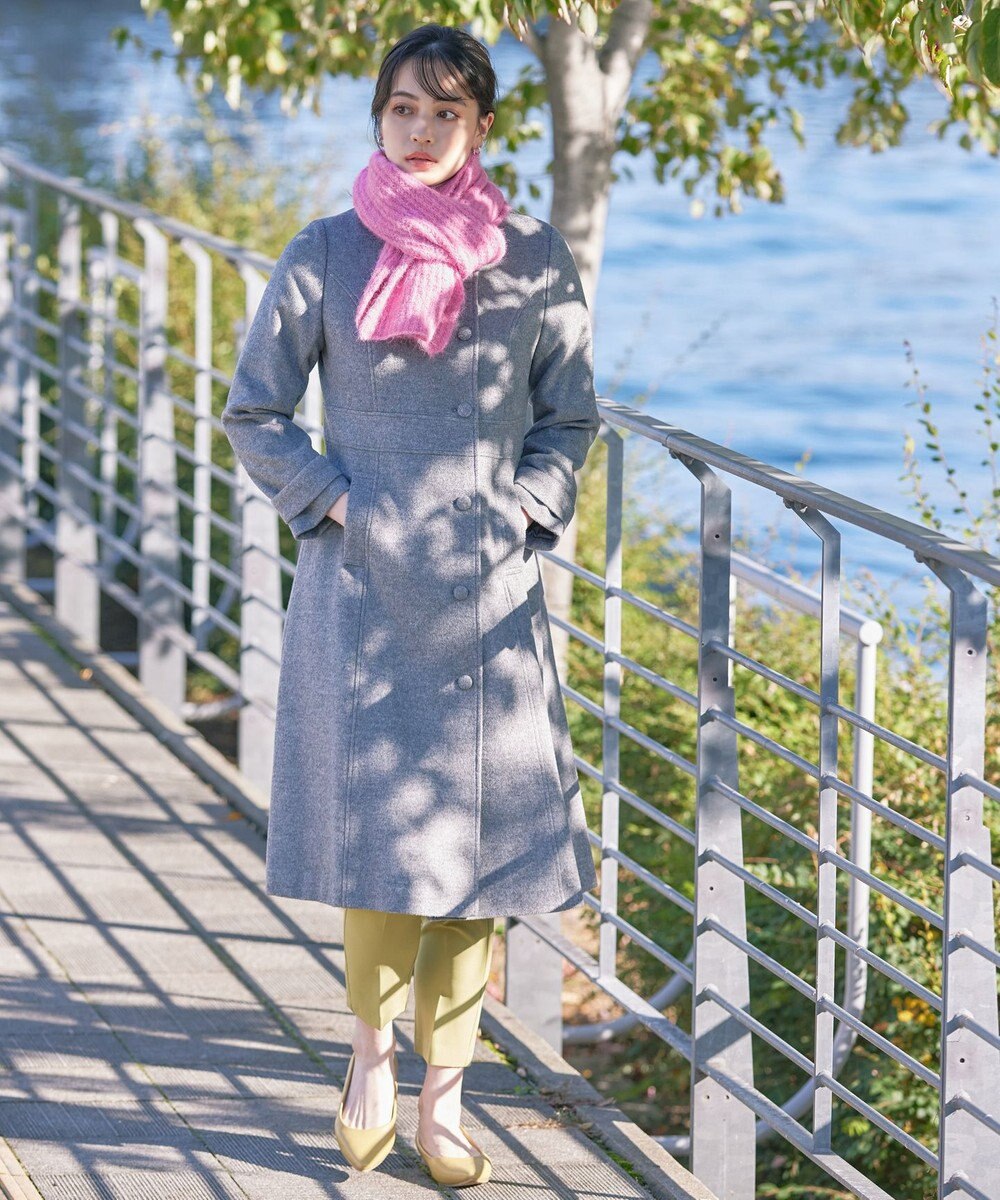 Tiaclasse リブ編みマフラー 