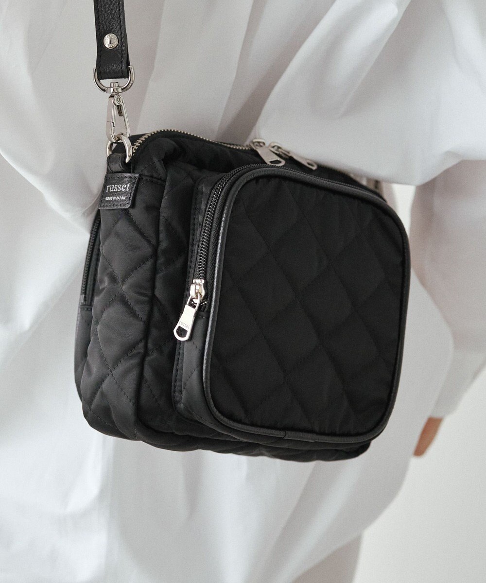 russet 【2025AW新作】キルティングスクエアショルダーバッグ(SF-257) 