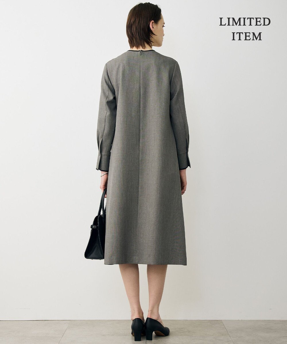 ICB L 【WEB限定】ツイードタックワンピース 