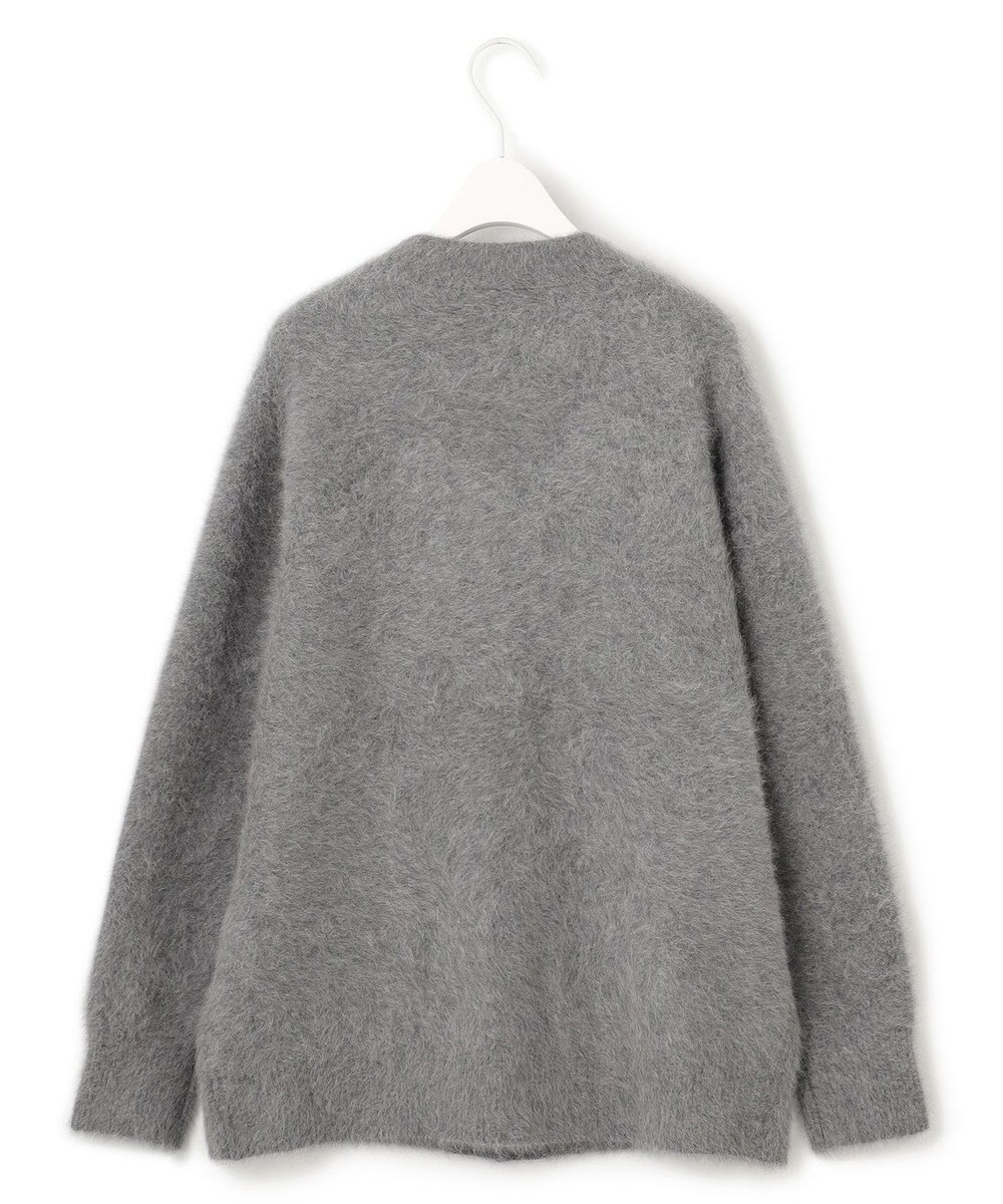 ICB L フォックスアルパカニット Vネックカーディガン 