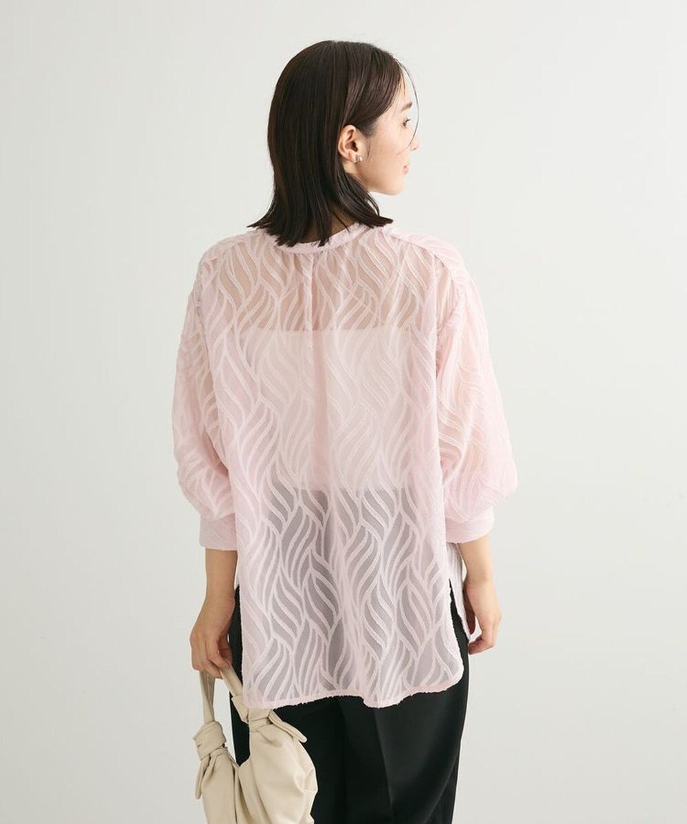 Green Parks ２ＷＡＹ　リーフジャガードシアーシャツ 