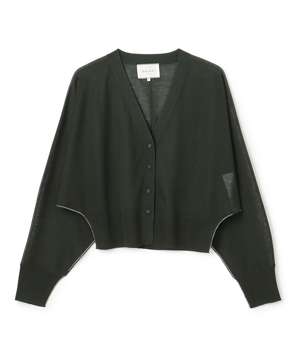 BEIGE， 【洗える】MOISE / 2WAYドルマンカーディガン 