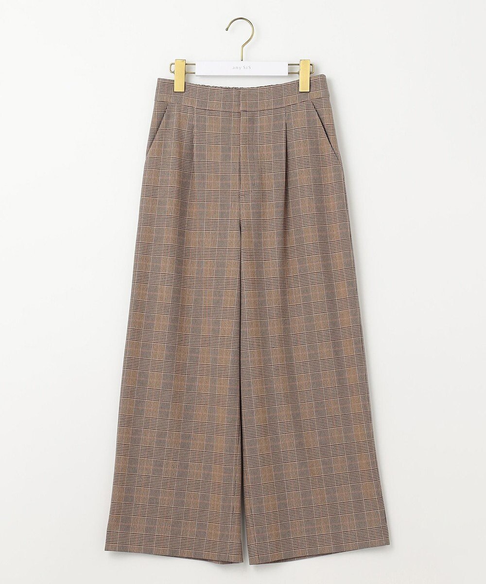 ANY SIS 【シリーズ累計7万本突破！】サーモ2WAYストレッチ ワンタック ワイドパンツ 