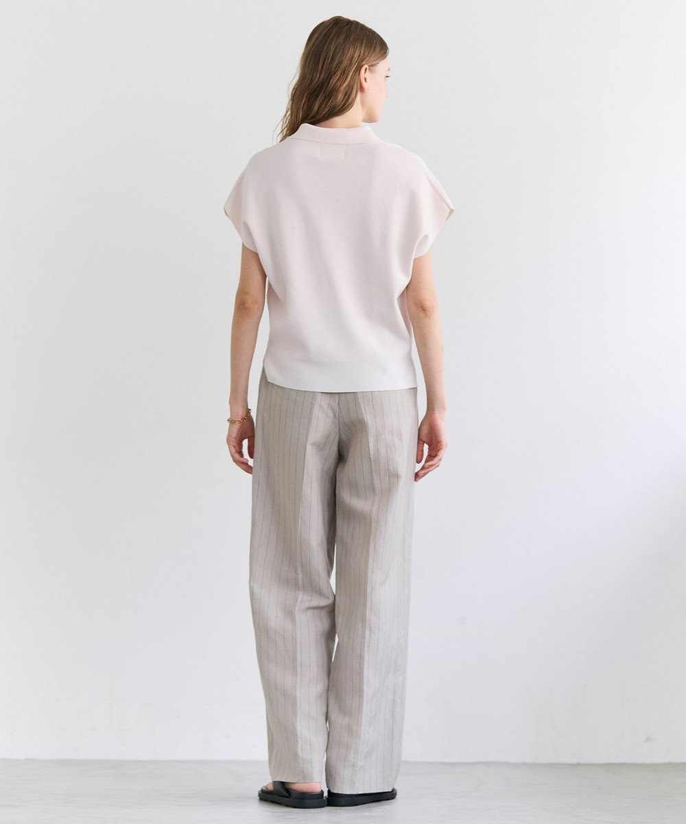 BEIGE， NADIA / ストレッチ スキッパーニット 