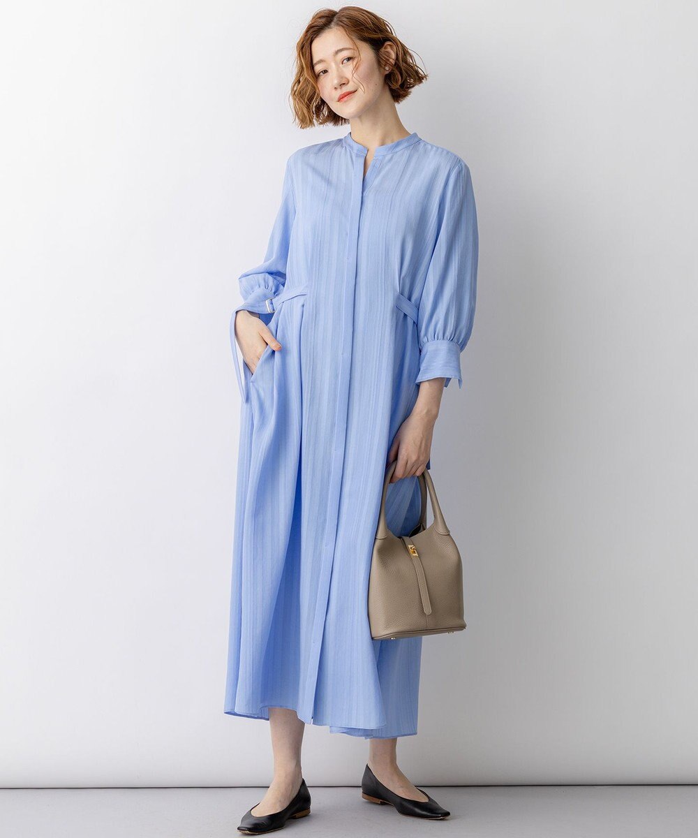 23区 【先行予約】ドビーストライプ  ワンピース 