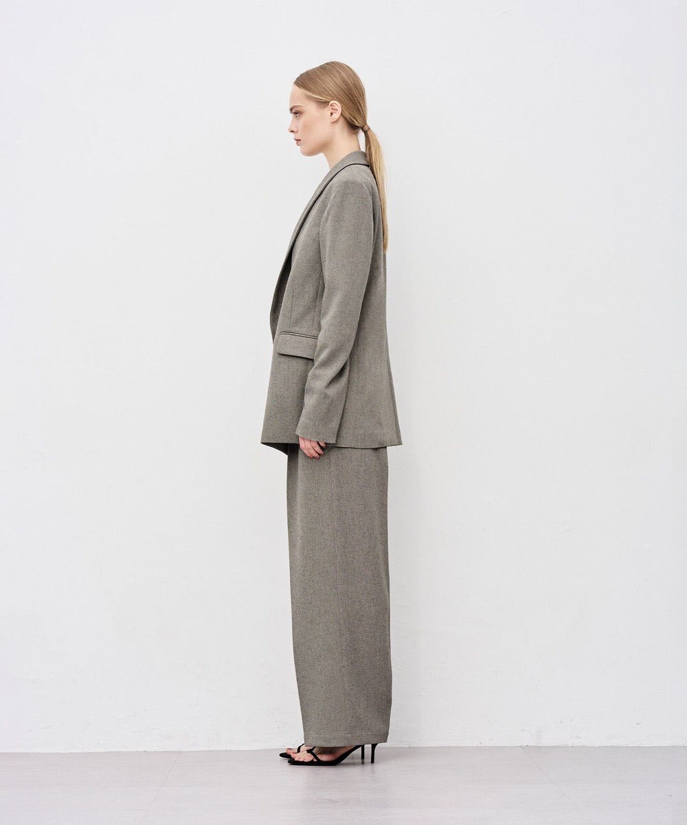 uncrave ウォッシャブルウールライクツイル ジャケット 