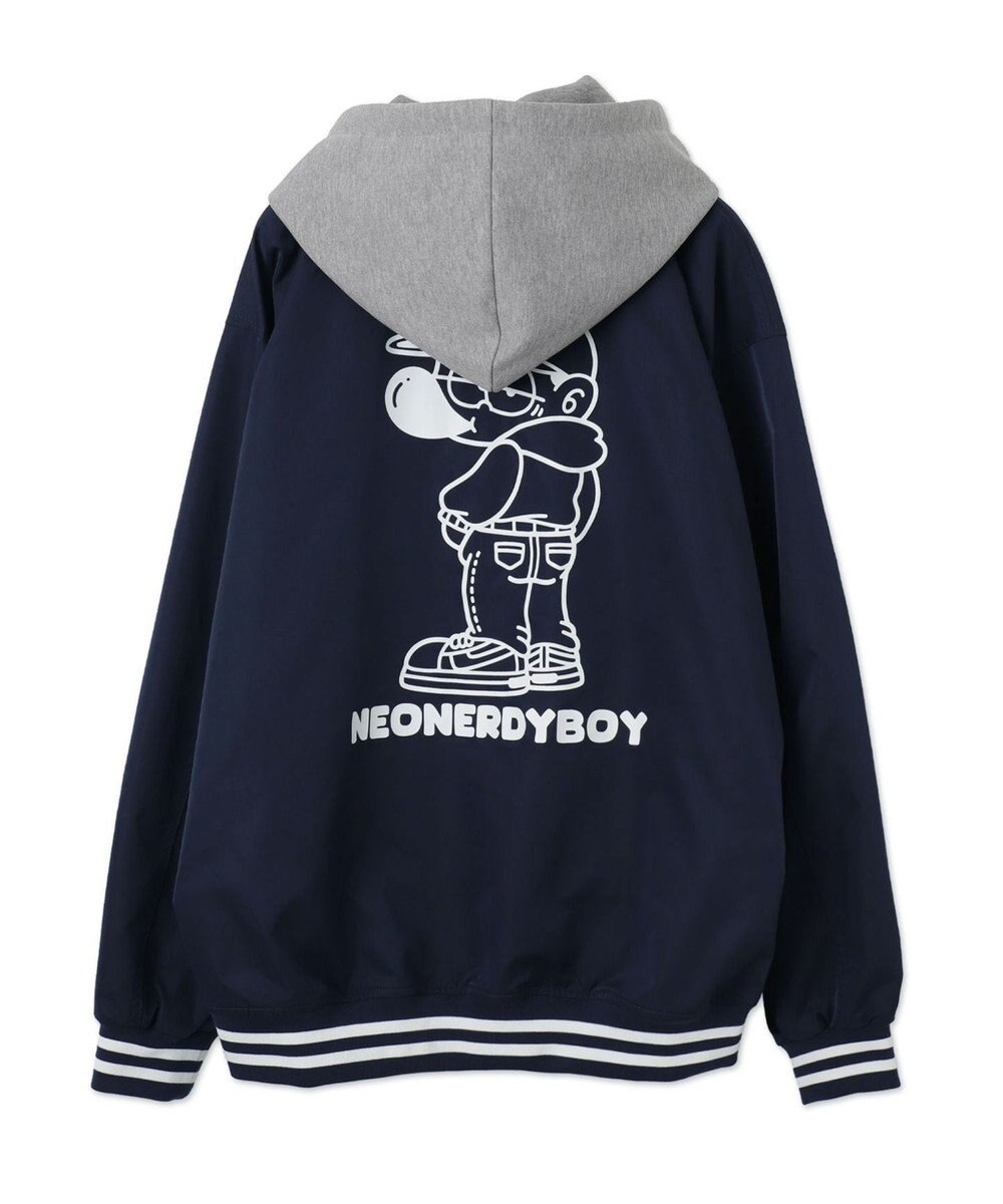 WEGO 【ユニセックス着用ITEM】グラフィックフードスタジャン 