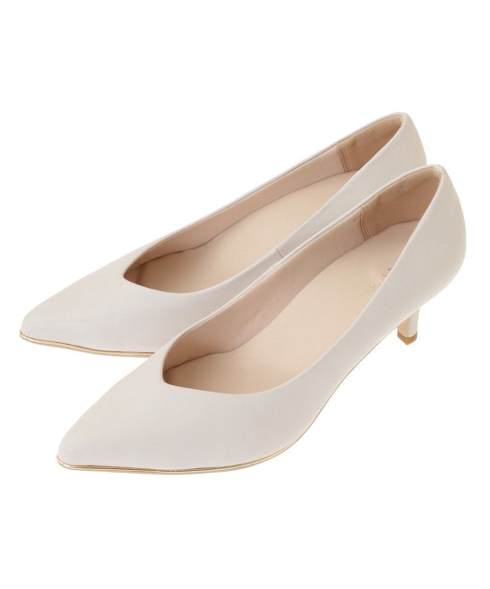 YECCA VECCA メタルラインパンプス 