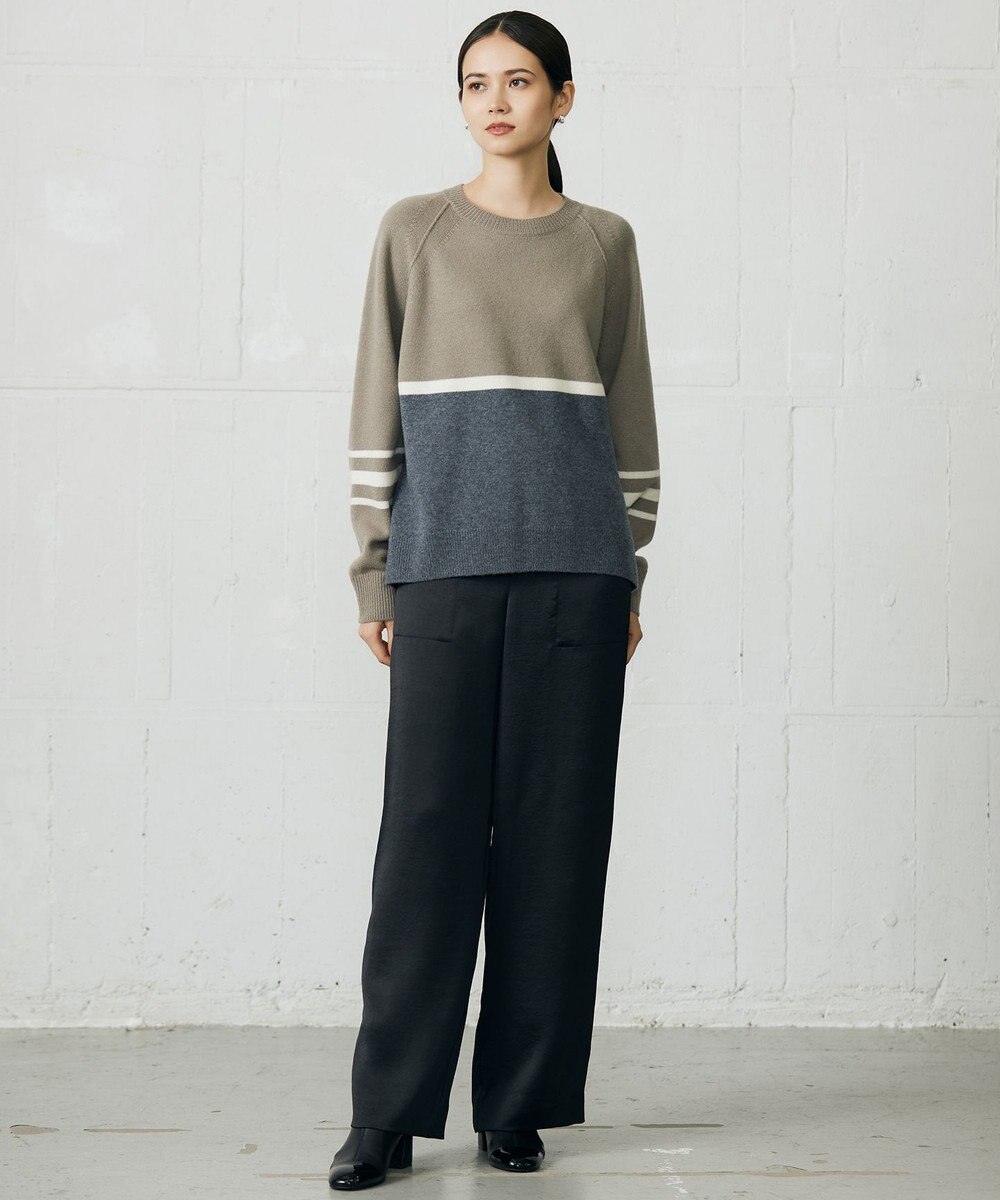 自由区 【カタログ掲載】ドレーピーサテンベイカー パンツ 