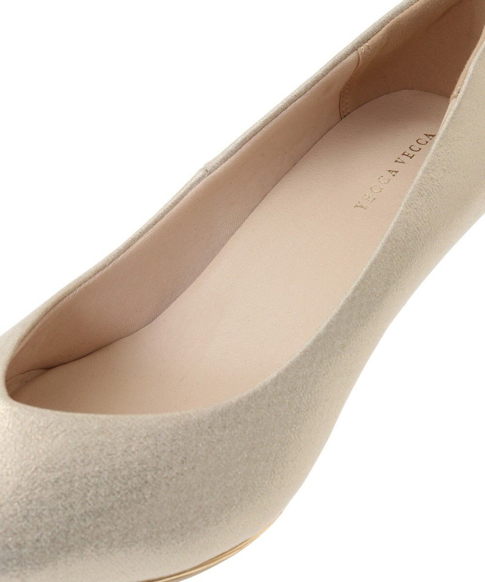 YECCA VECCA メタルラインパンプス 