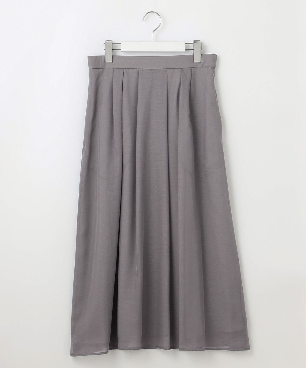 J.PRESS LADIES L 【洗える】ブライトスパンボイル スカート 