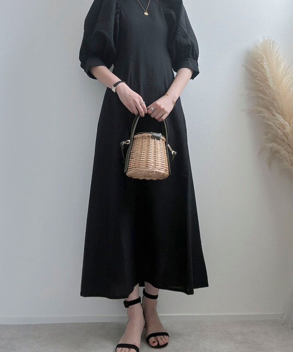 Green Parks AnriettMusee バックカットワークワンピース 