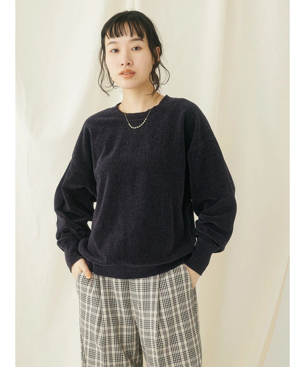 CRAFT STANDARD BOUTIQUE シェニールヤーンニットプルオーバー 