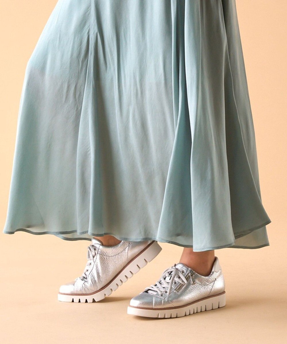 Dominic3 サイドジップレザースニーカー 