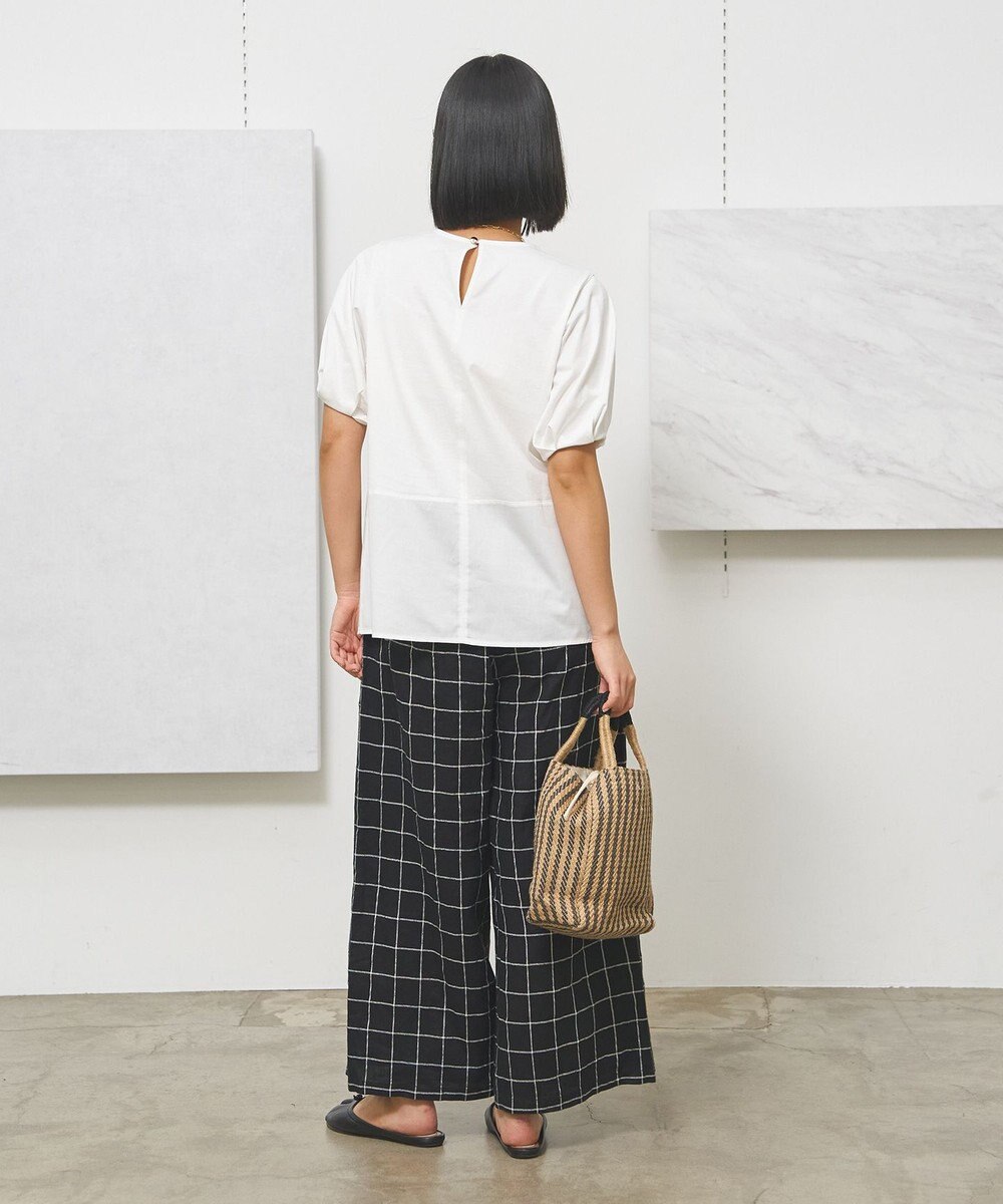 J.PRESS YORK STREET 【WOMEN】ファブリックヘムジャージ プルオーバー 