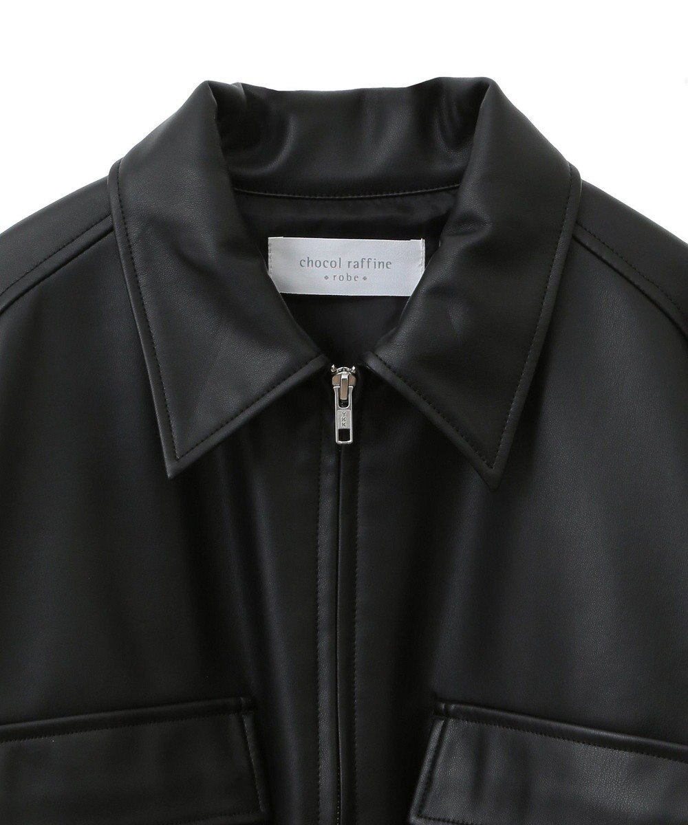 Green Parks フェイクレザージャケット 