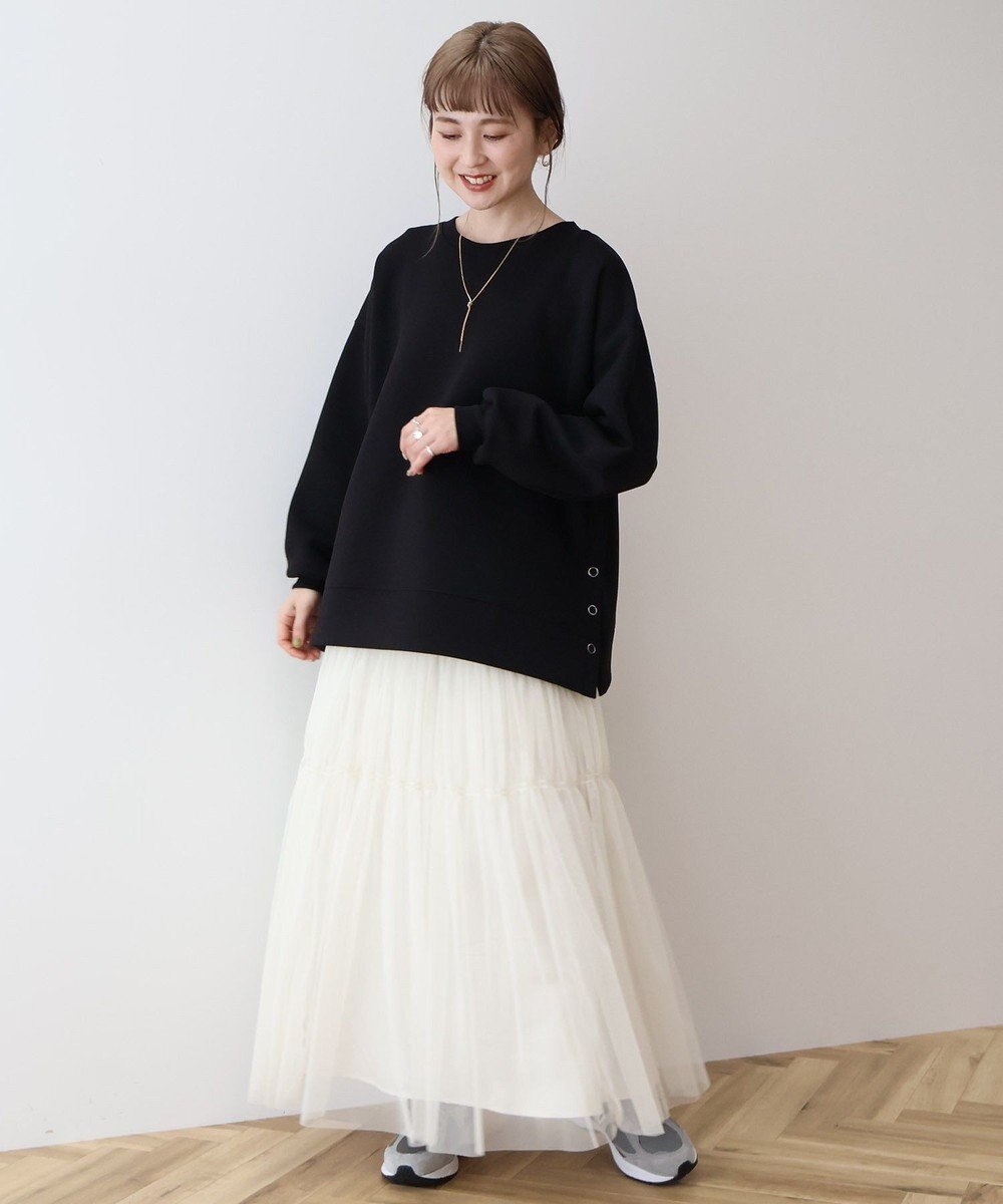 AMERICAN HOLIC クルーネックサイドドットポンチプルオーバー 