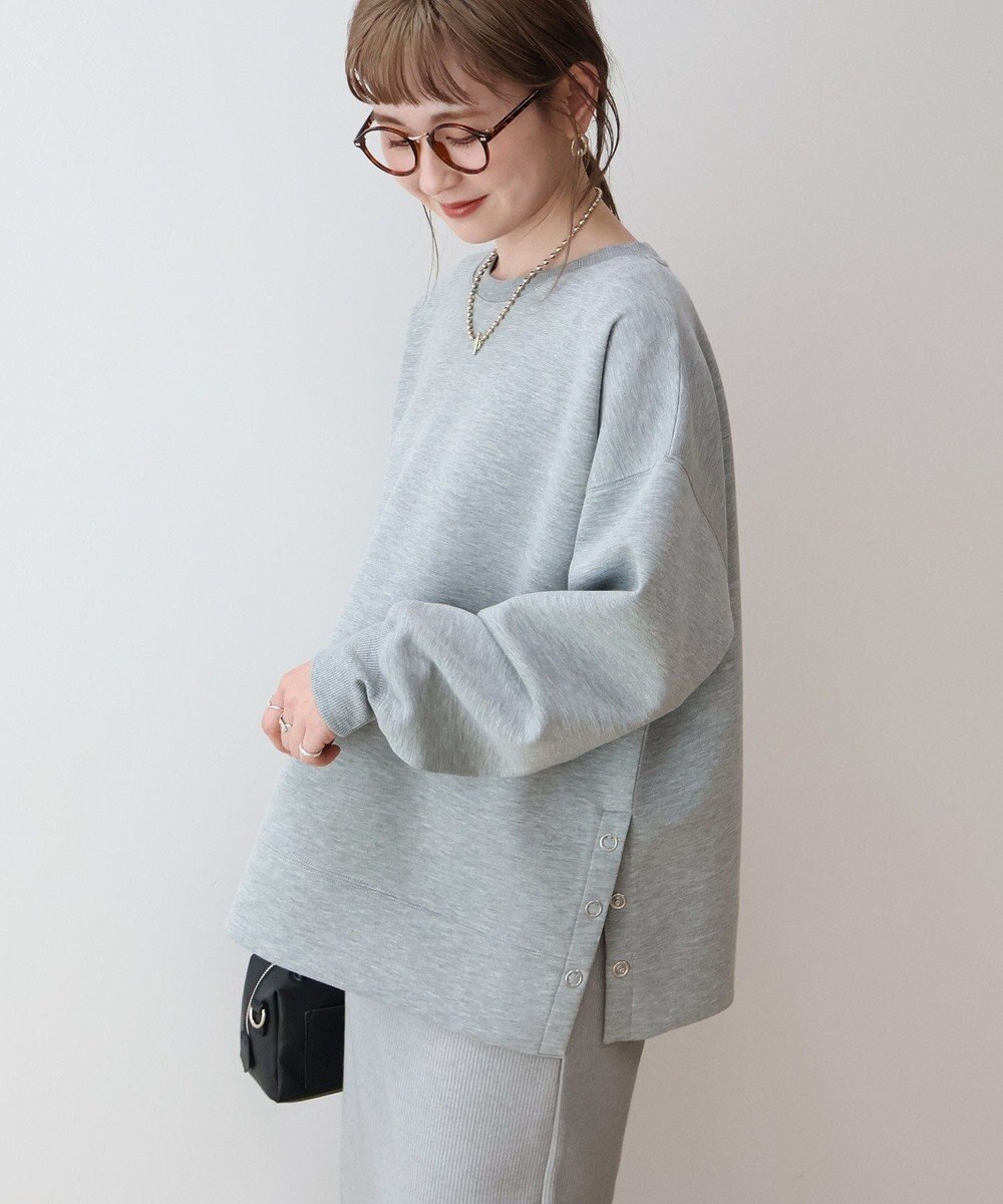 AMERICAN HOLIC クルーネックサイドドットポンチプルオーバー 