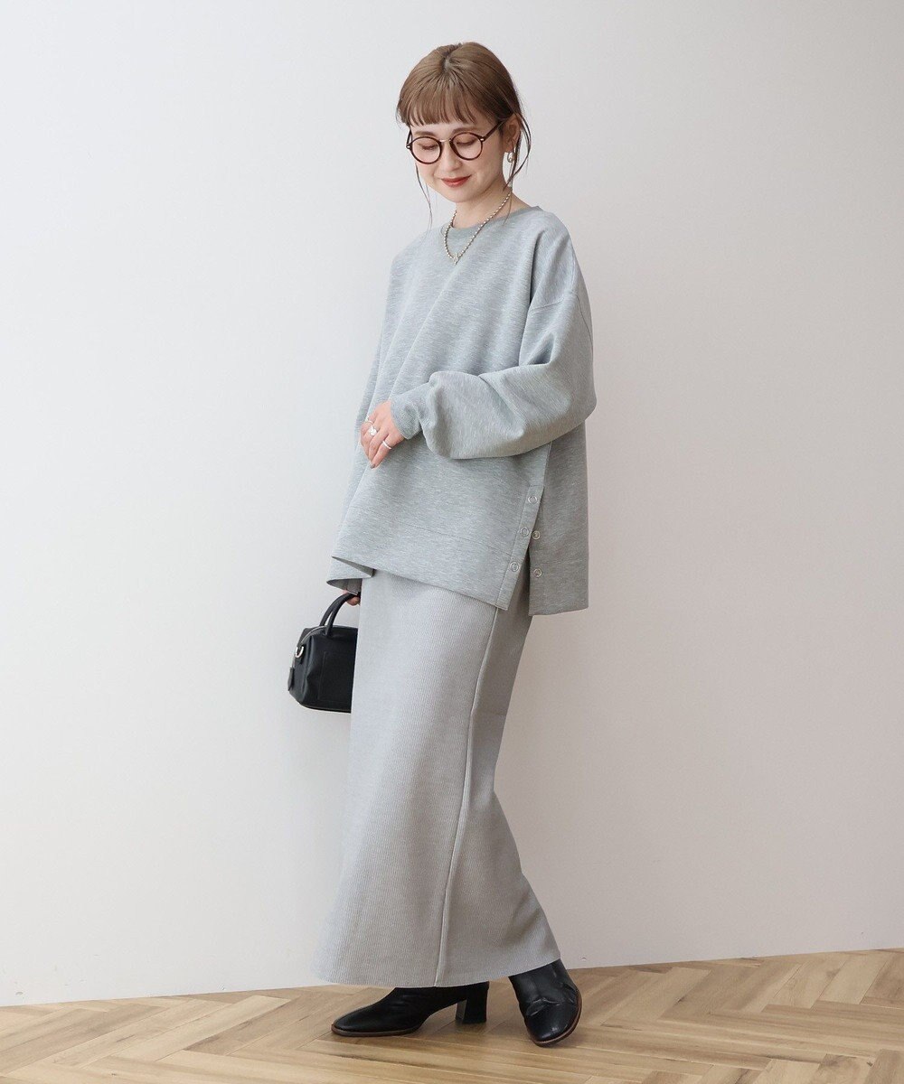 AMERICAN HOLIC クルーネックサイドドットポンチプルオーバー 