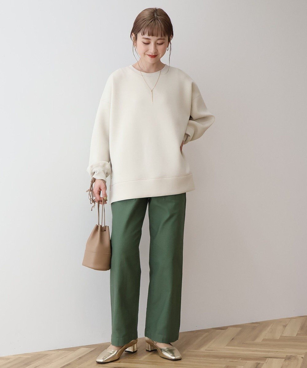 AMERICAN HOLIC クルーネックサイドドットポンチプルオーバー 