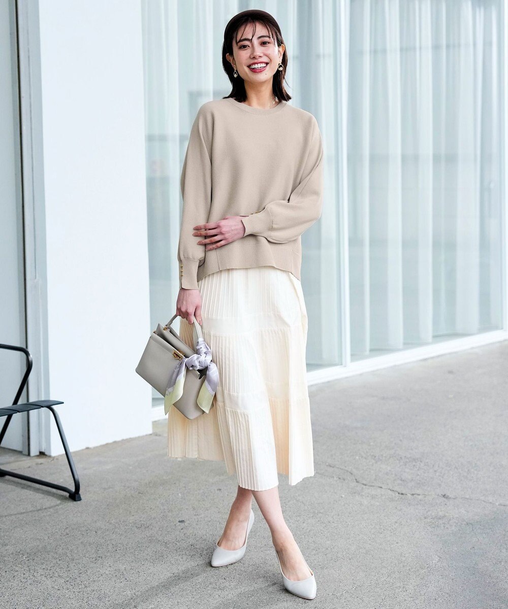 ANY SIS L 【花粉リリース】ドルマン ニット 