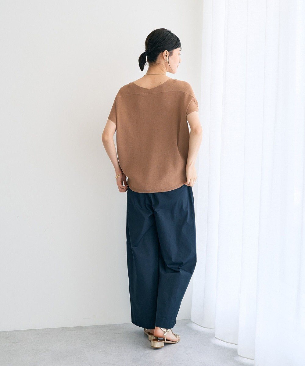 YECCA VECCA Vネックドルマンニット 