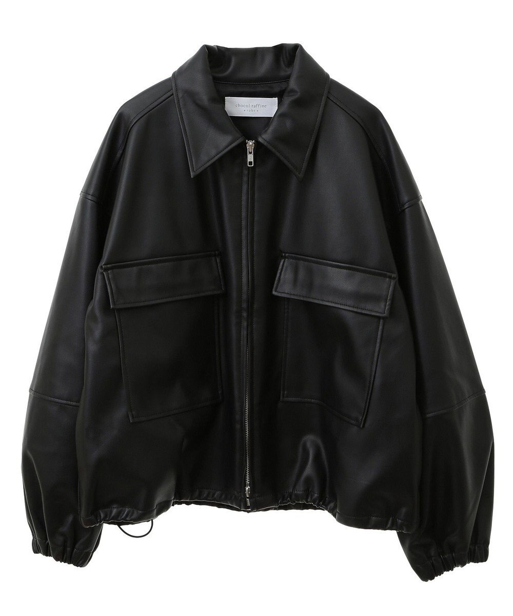 Green Parks フェイクレザージャケット 