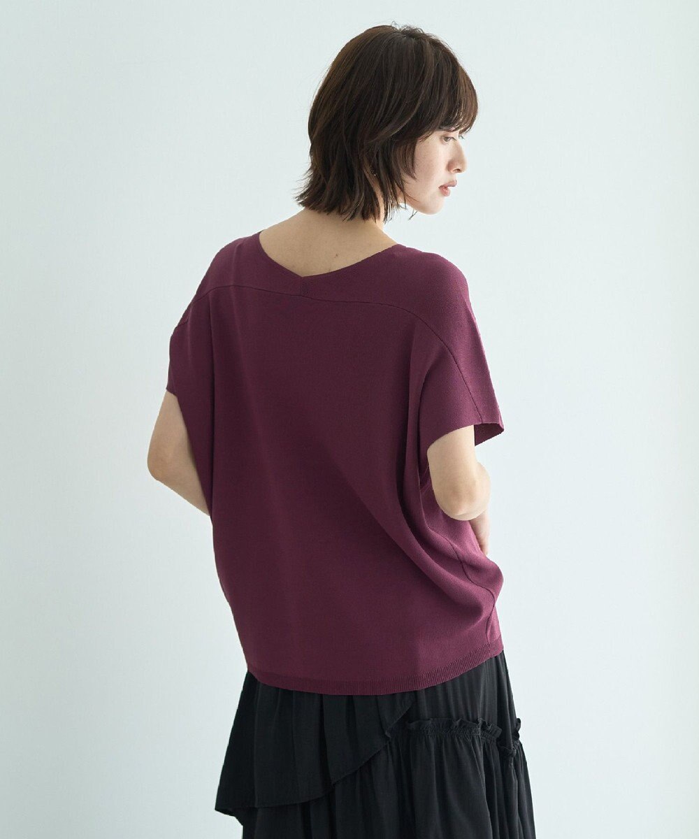 YECCA VECCA Vネックドルマンニット 