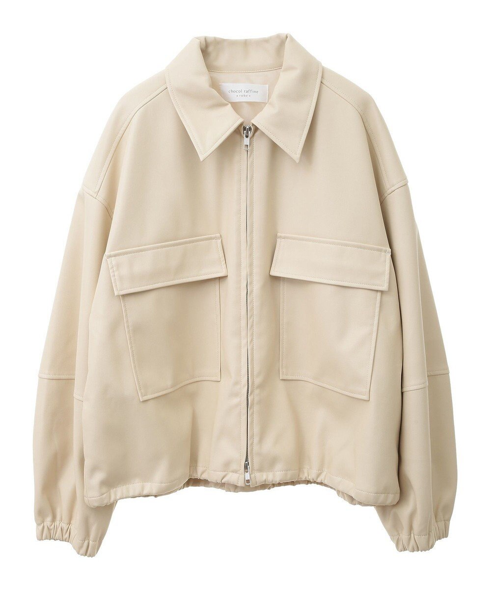 Green Parks フェイクレザージャケット 