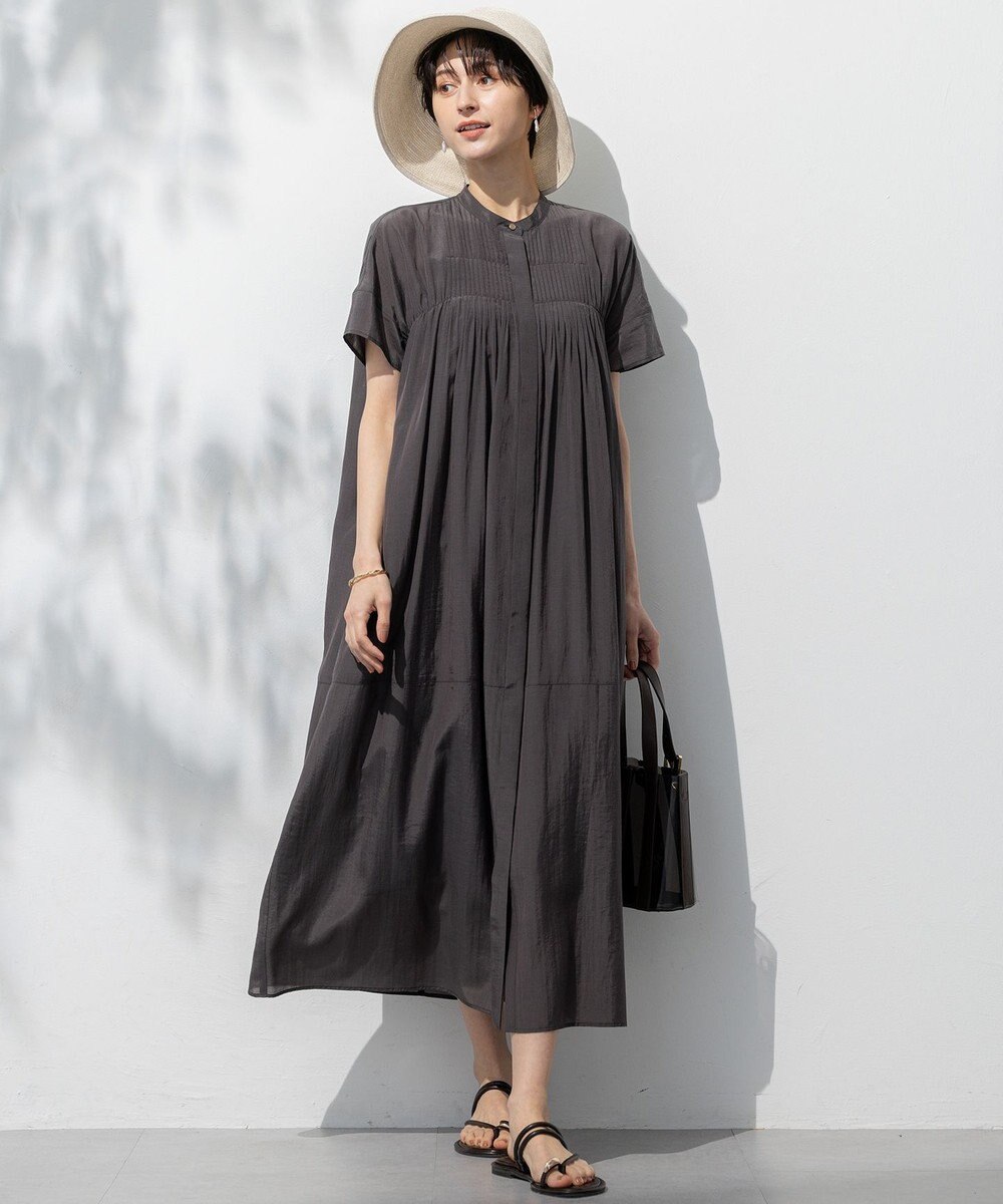 23区 L 【接触冷感/速乾性/洗える】エアリーブライトローン ワンピース 