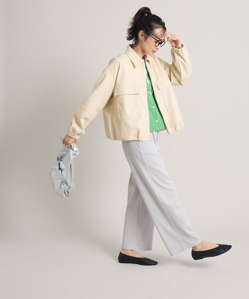 Green Parks フェイクレザージャケット 