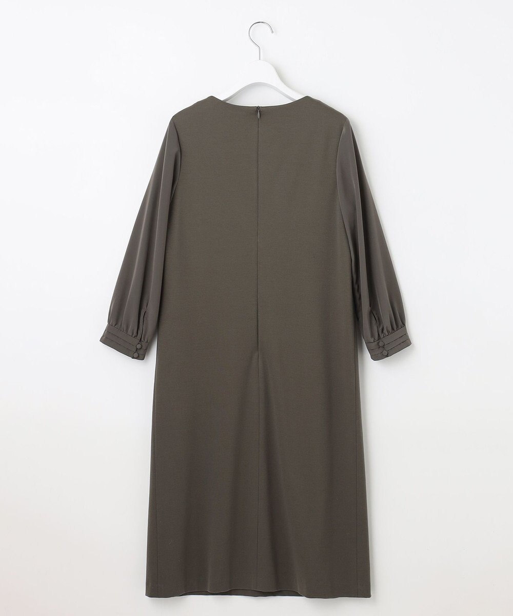 自由区 L 【洗える】WASHABLEPONTE シフトワンピース 