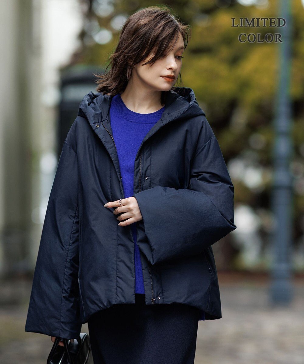 ICB 【WEB限定カラーあり・撥水加工】ADSダウン フーデットミドル丈コート 