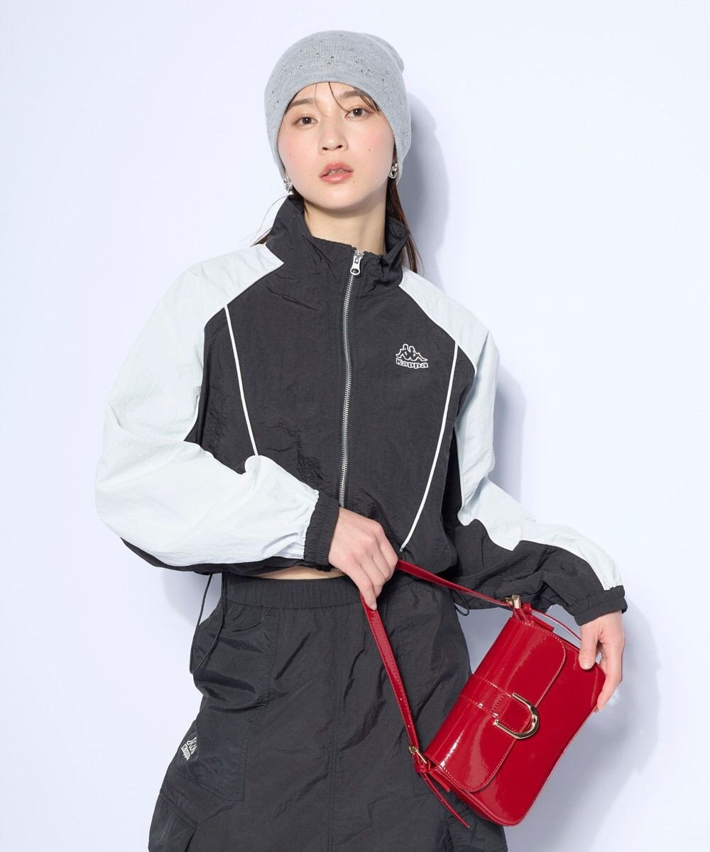 OP／FILA 【Kappa】ショート丈 ナイロントラックジャケット 