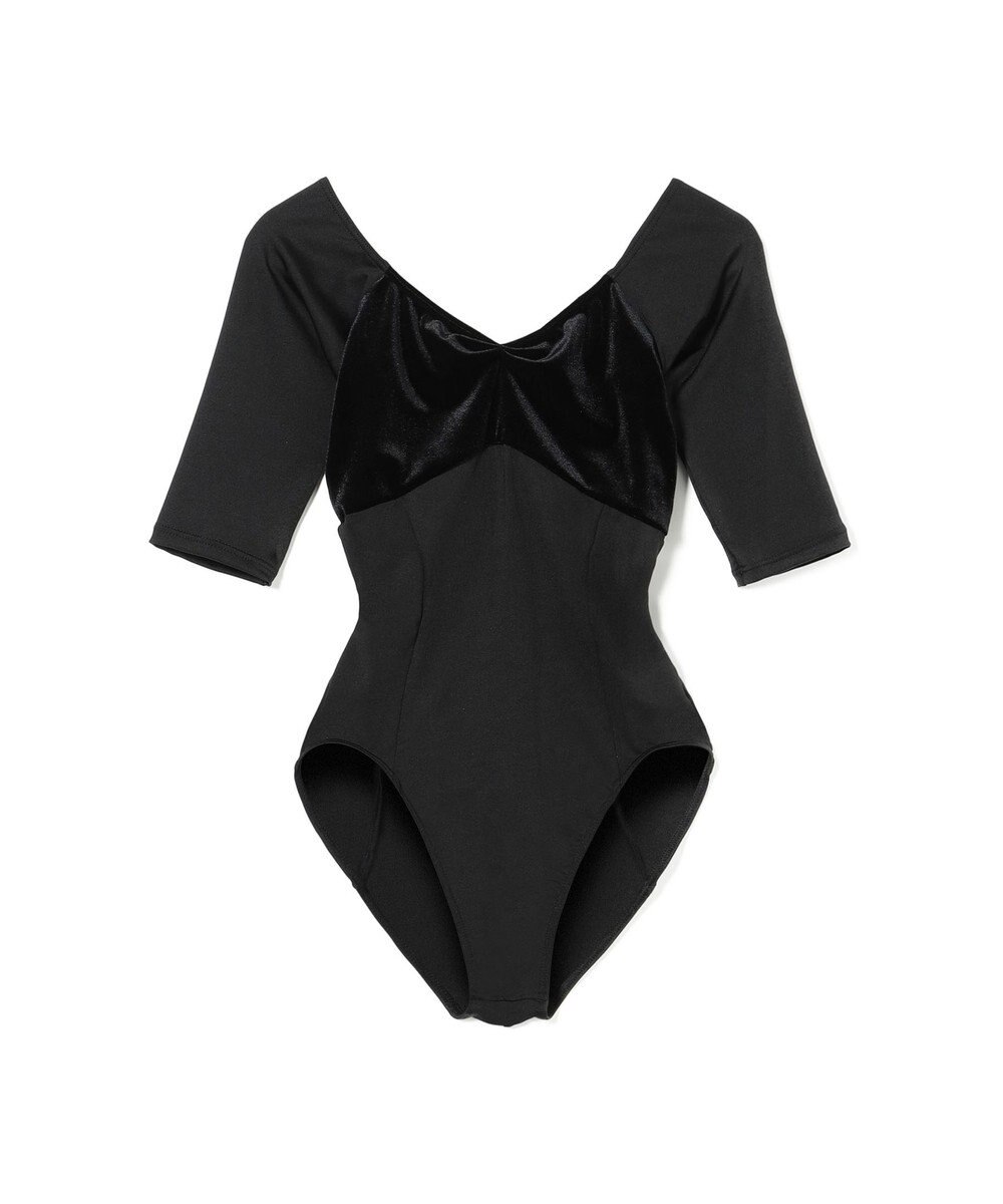 Chacott 5分袖レオタード 