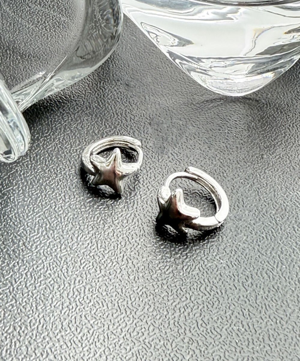 WEGO L2Pモチーフフープピアス 